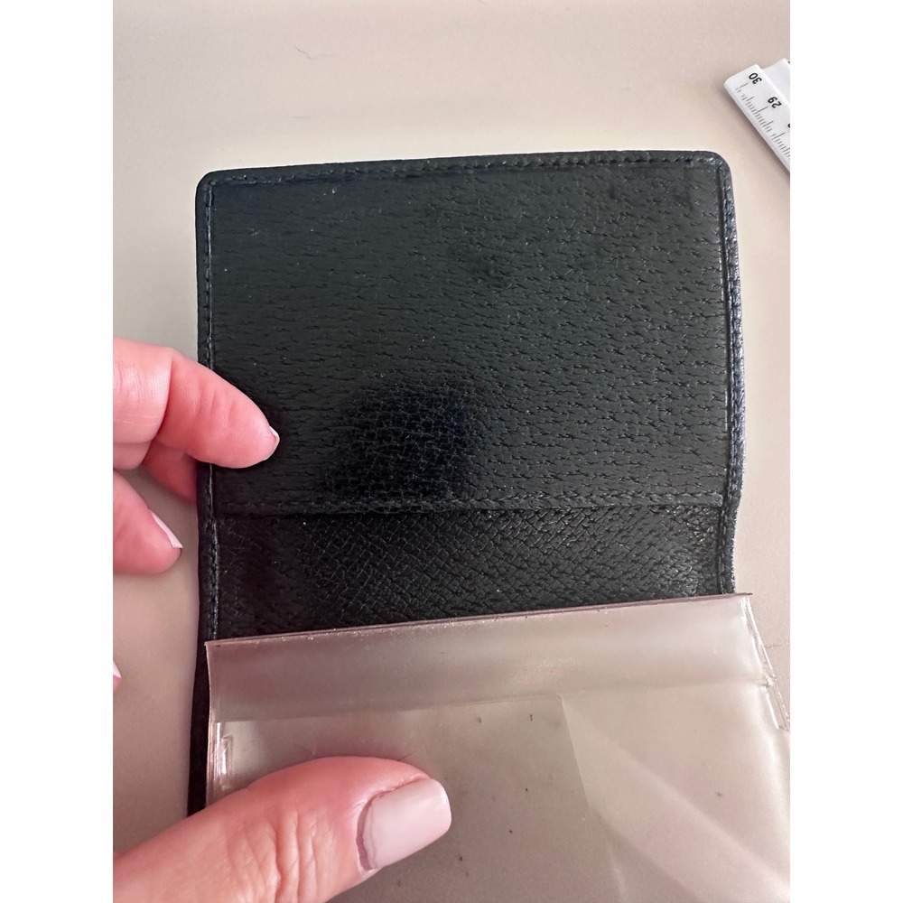 Vintage Gucci Accessory Collection Navy GG Supreme Monogram Card Holder Wallet - Picture 11 of 11